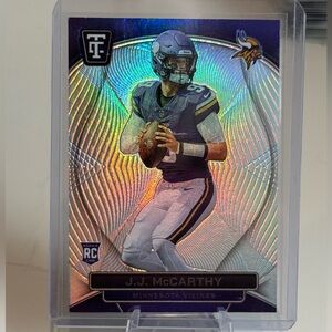 2024 JJ McCarthy Panini Totally Certified Rookie Card